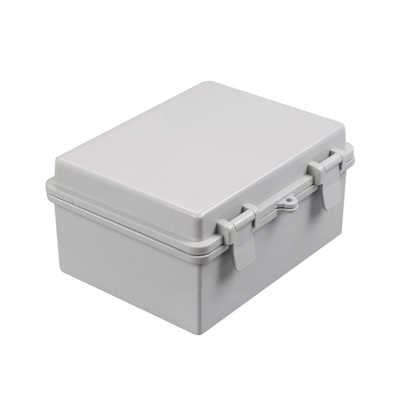 CrocSee ABS Plastic Dustproof Waterproof IP65 Junction Box Universal Durable Electrical Project Enclosure with Lock (8.6"x6.7"x4.3") - Image 1